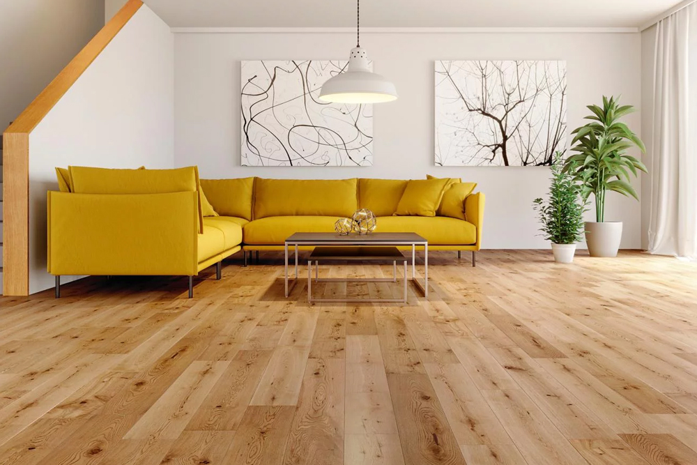 solid wooden floors